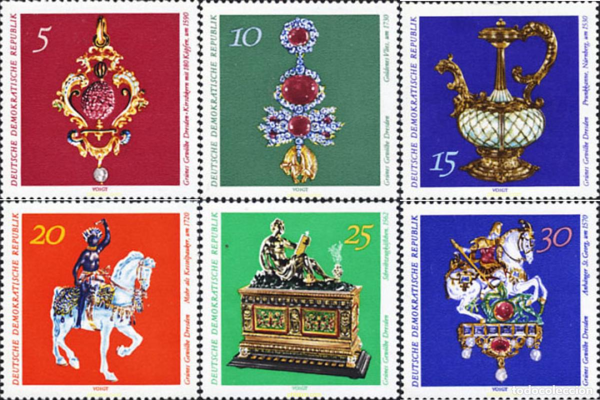 Francobolli: 29096 MNH ALEMANIA DEMOCRATICA 1971 ORFEBRES DE ARTE EN DRESDE.