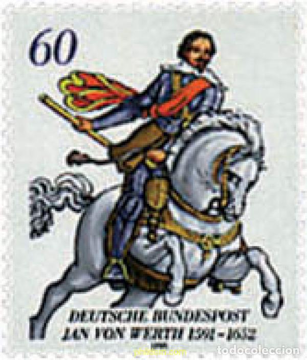 Sellos: 65062 MNH ALEMANIA FEDERAL 1991 400 ANIVERSARIO DEL NACIMIENTO DE JAN VON WERTH