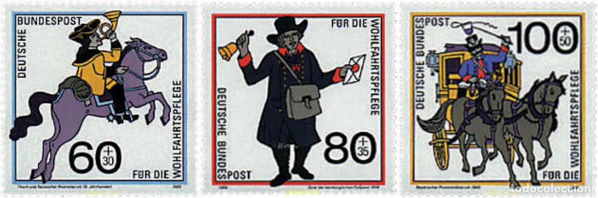 Sellos: 65043 MNH ALEMANIA FEDERAL 1989 HISTORIA POSTAL
