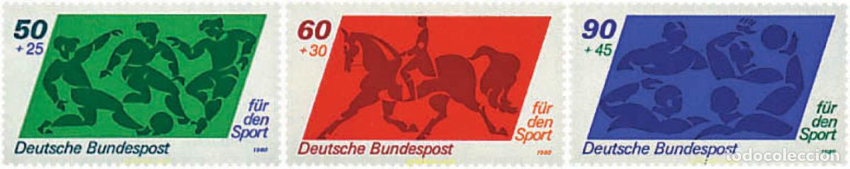 Sellos: 65002 MNH ALEMANIA FEDERAL 1980 PRO DEPORTE