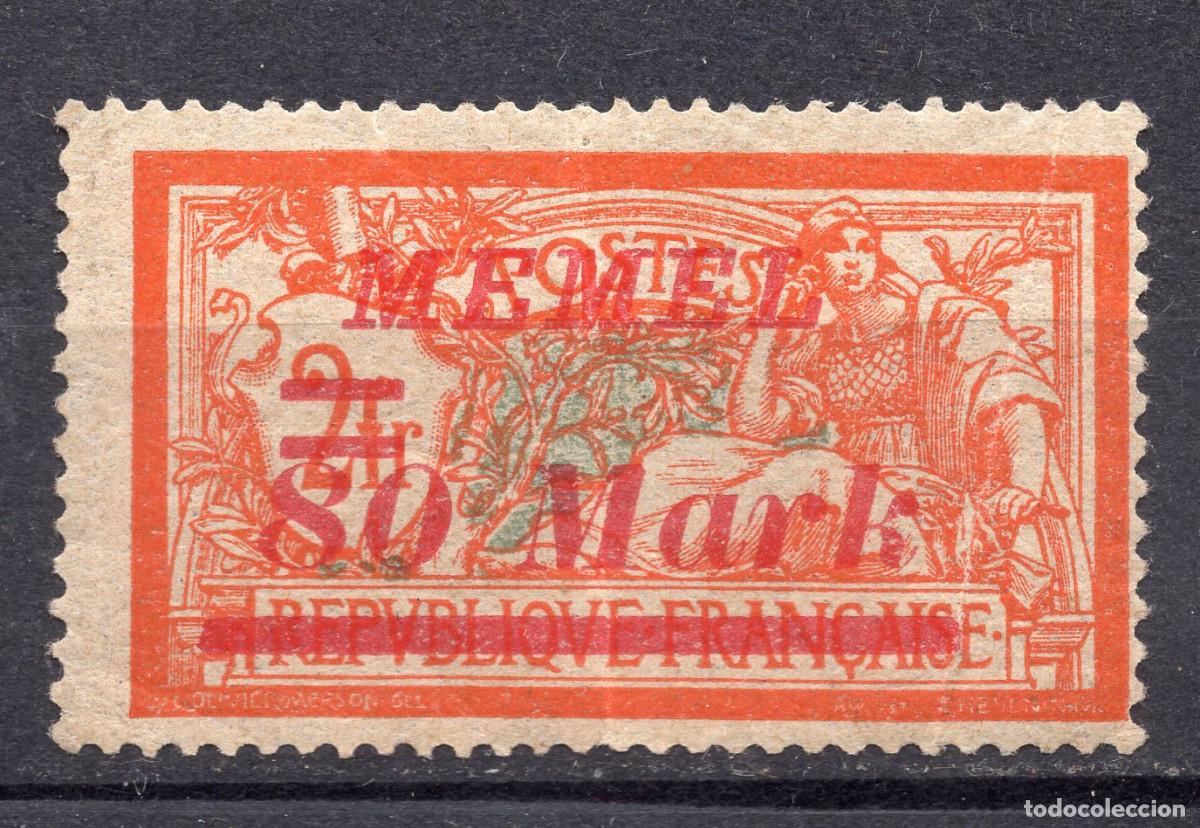 Sellos: MEMEL KLAIPEDA 1922 STAMP MICHEL KL 117
