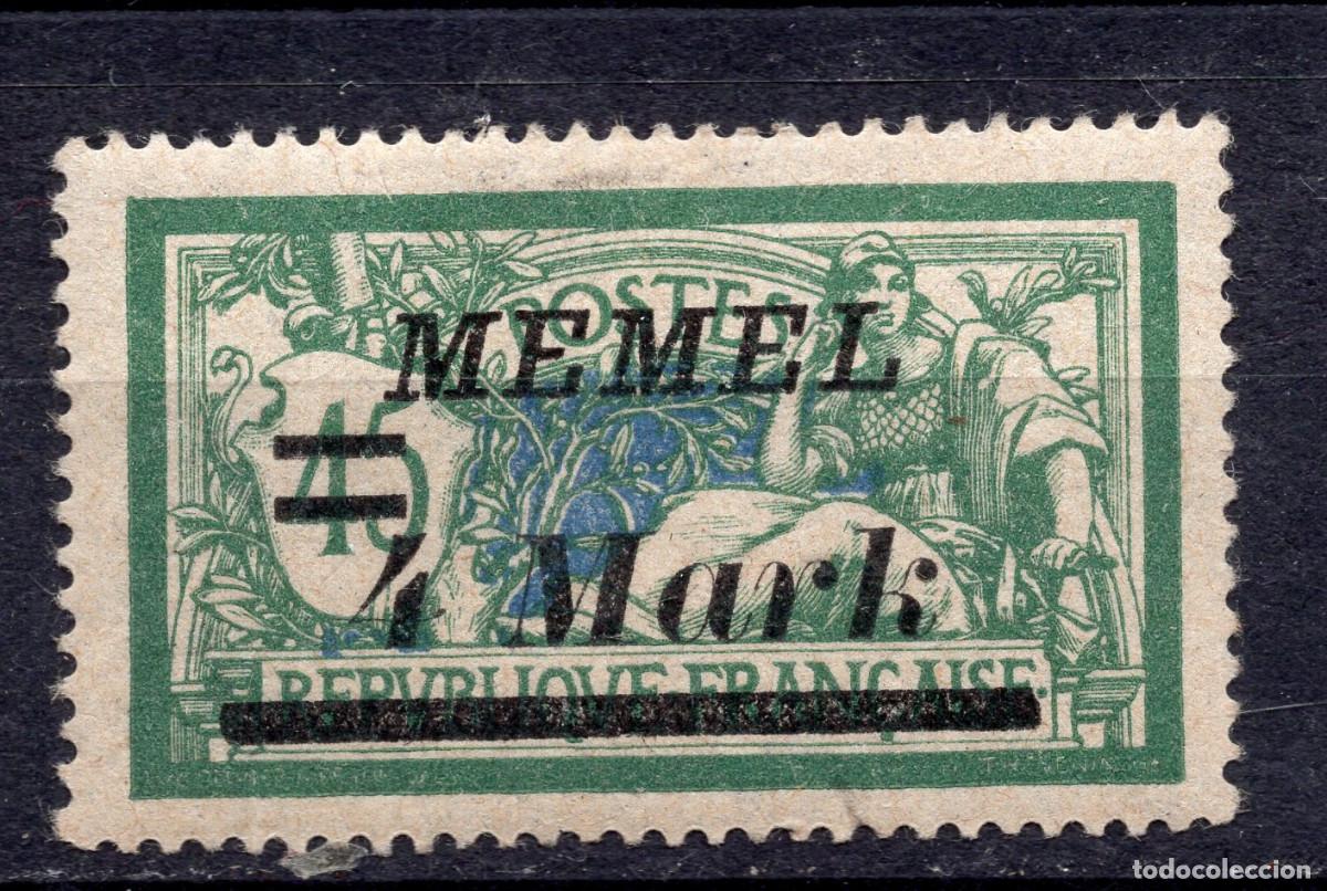 Sellos: MEMEL KLAIPEDA 1922 STAMP MICHEL KL 91