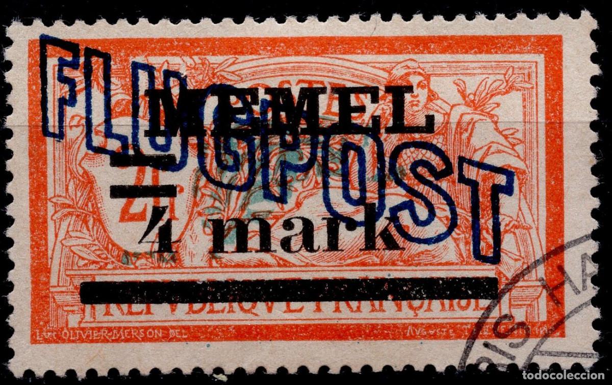 Sellos: MEMEL KLAIPEDA 1921 STAMP MICHEL KL 46