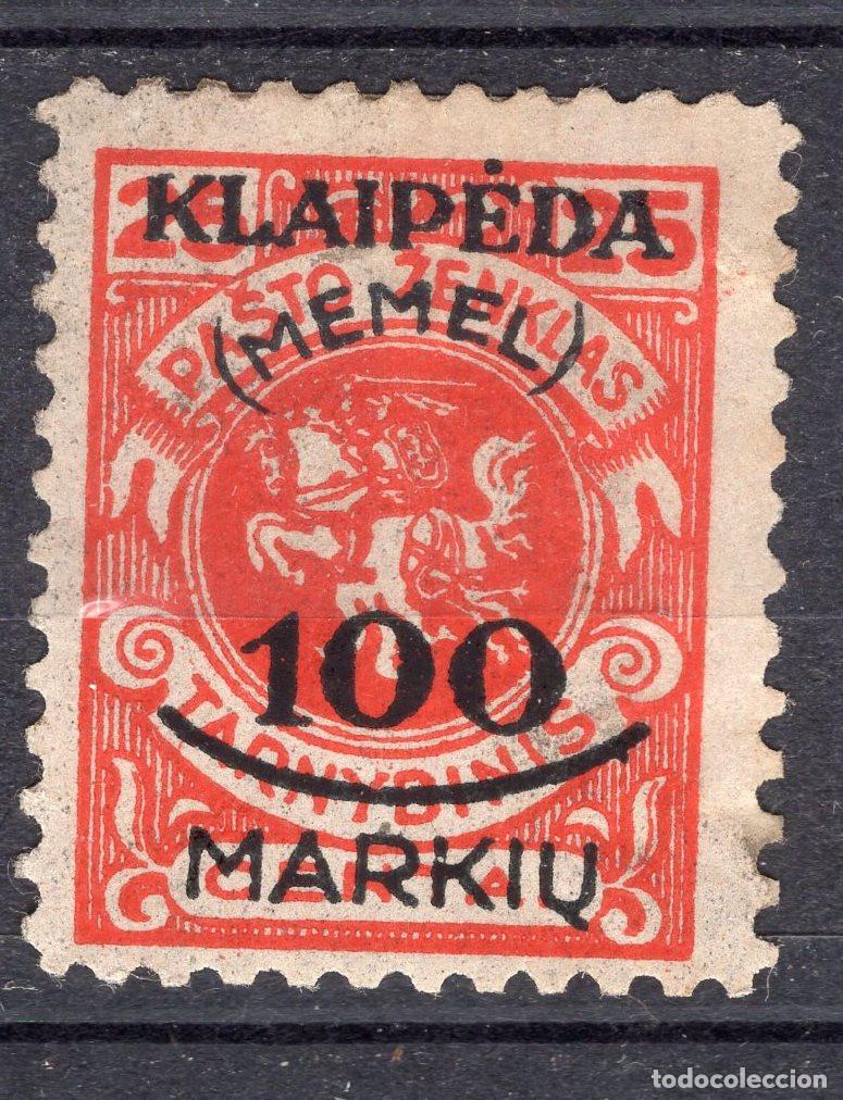 Sellos: MEMEL KLAIPEDA 1923 STAMP MICHEL KL 127