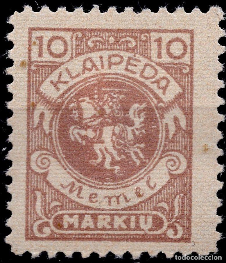Sellos: MEMEL KLAIPEDA 1923 STAMP MICHEL KL 141