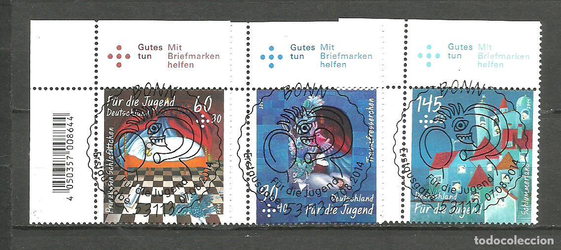 Sellos: ALEMANIA FEDERAL 2014 - MICHEL NRO. 3096-98 - MATASELLADO