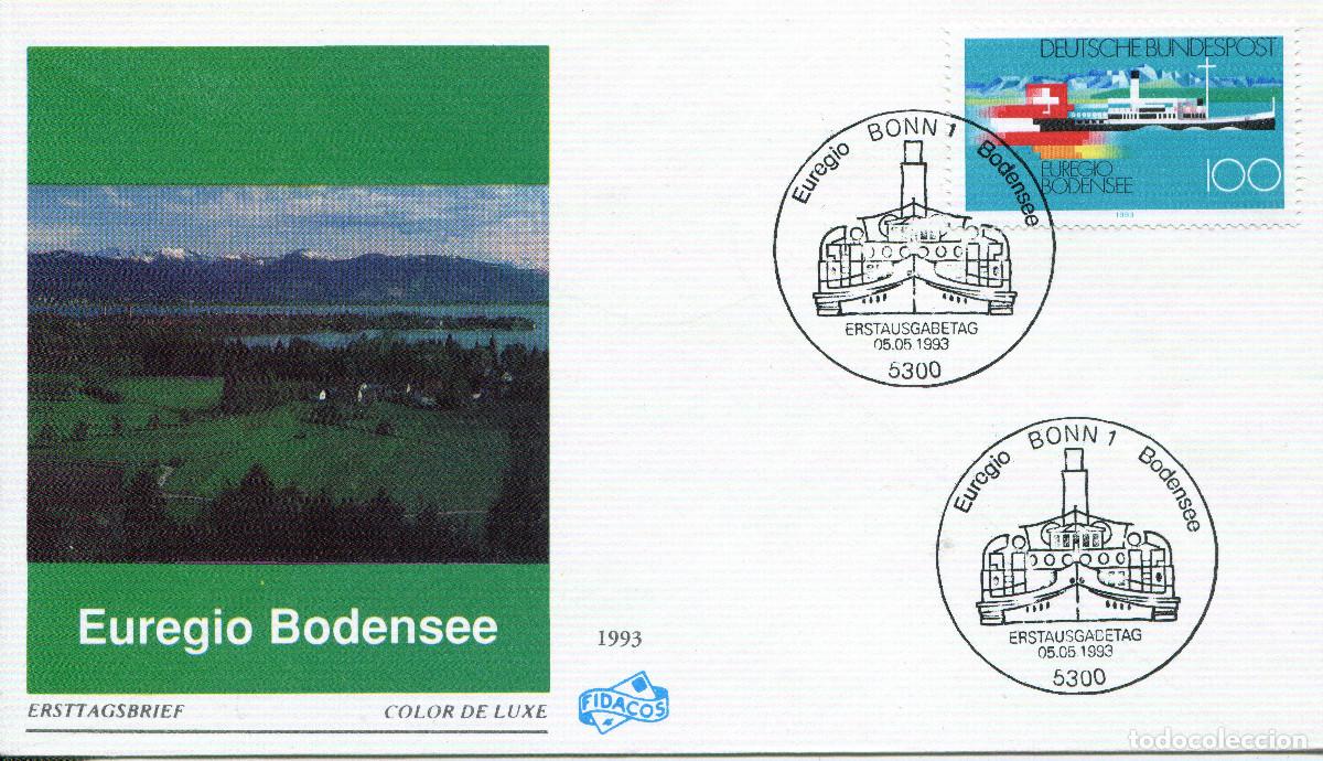 Sellos: ALEMANIA FEDERAL 1993 CARTA FDC MICHEL DE 1678