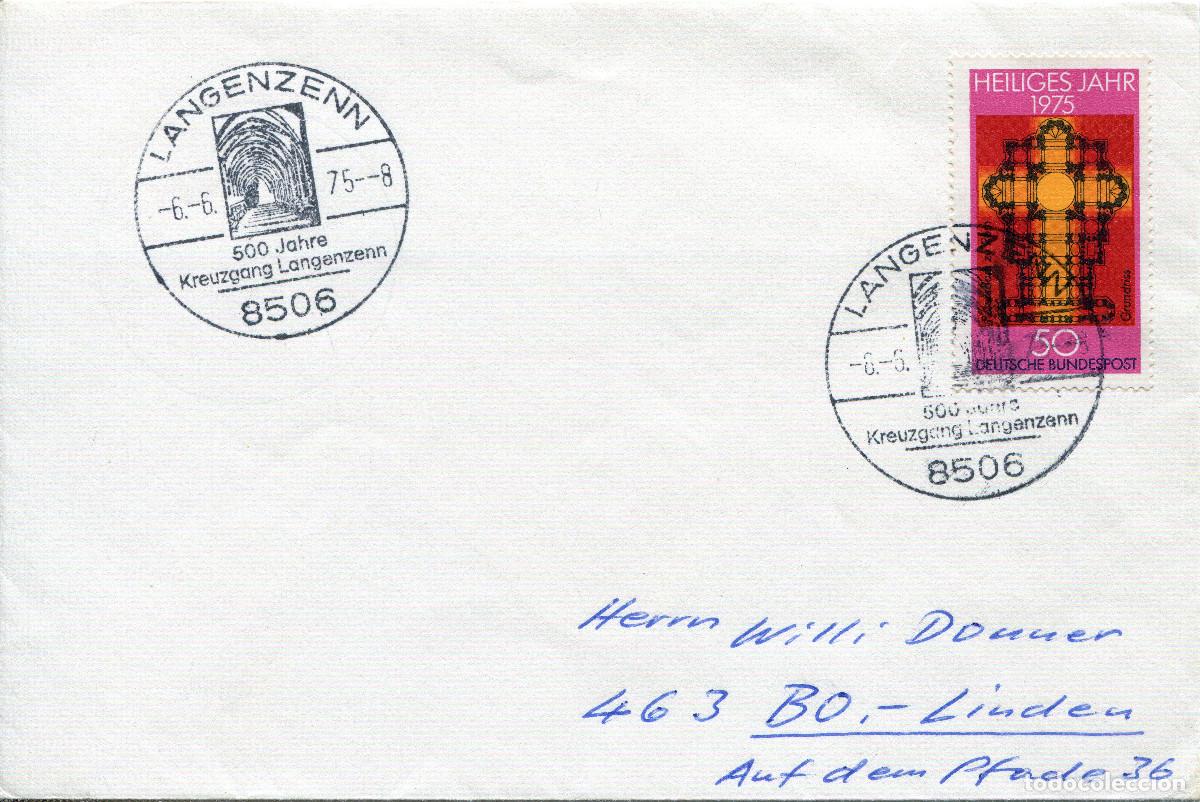 Sellos: ALEMANIA FEDERAL 1975 CARTA MICHEL DE 834
