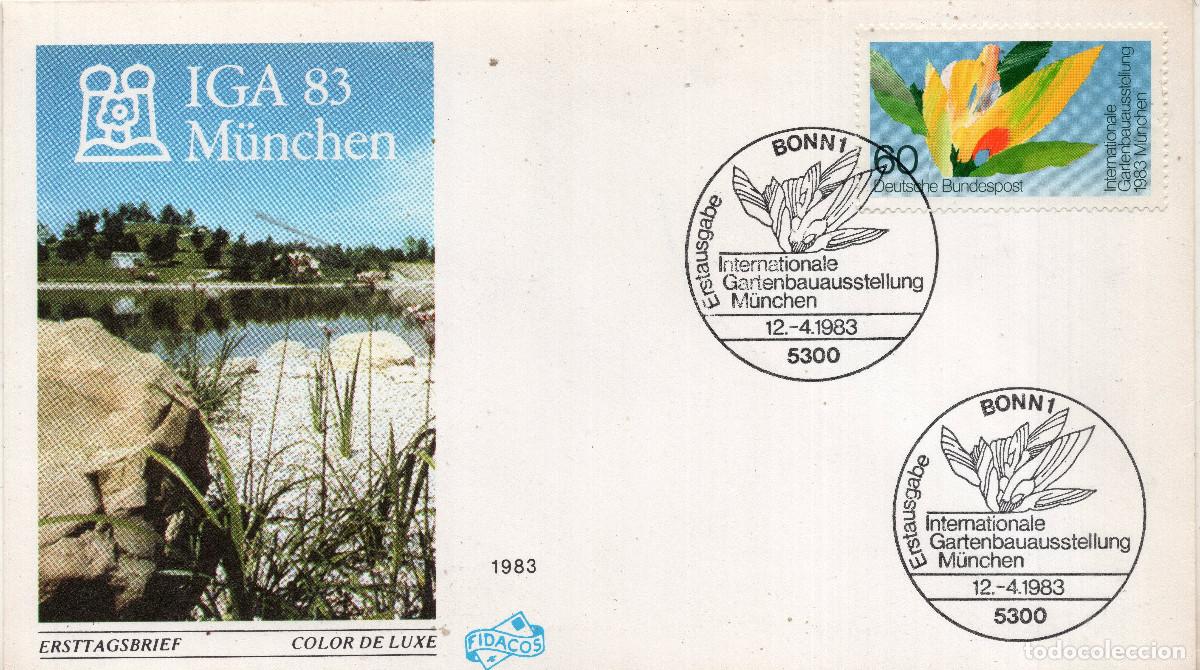 Sellos: ALEMANIA FEDERAL 1983 CARTA FDC MICHEL DE 1174