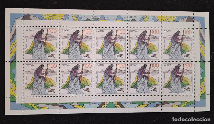 Sellos: Hoja de sellos alemanes de 1997, Europa - Cuentos y Leyendas