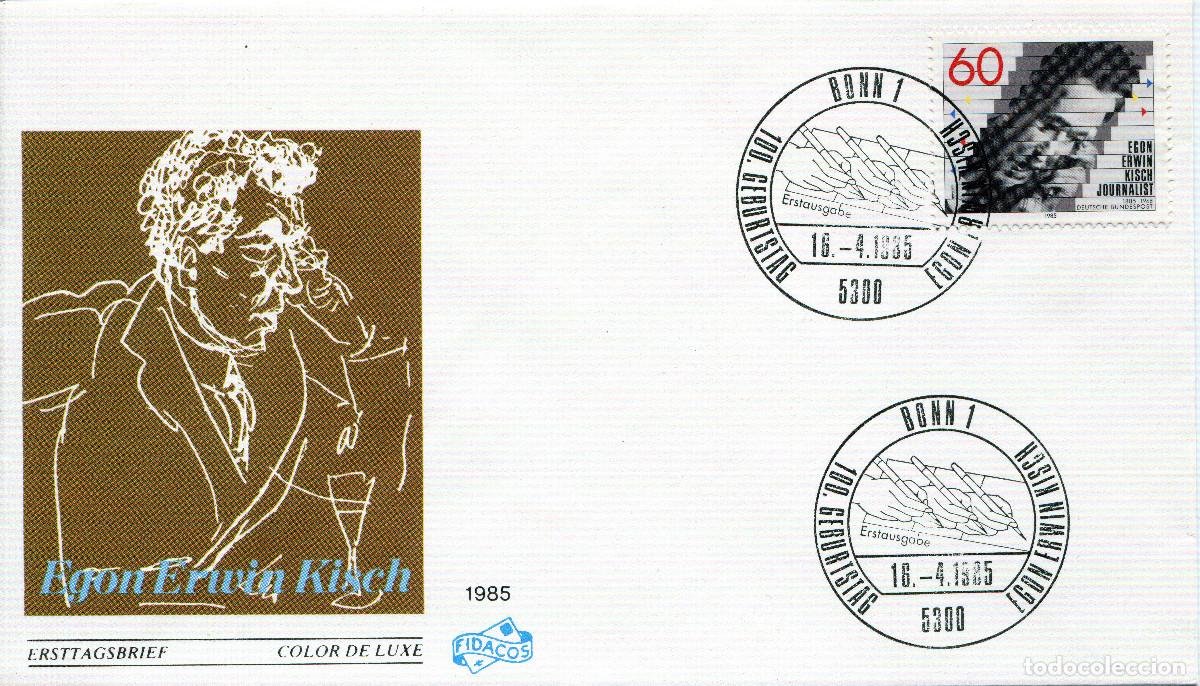 Sellos: ALEMANIA FEDERAL 1985 CARTA FDC MICHEL DE 1247