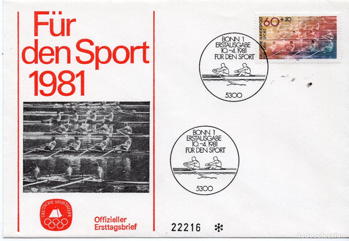 Sellos: ALEMANIA FEDERAL 1981 CARTA FDC MICHEL DE 1094