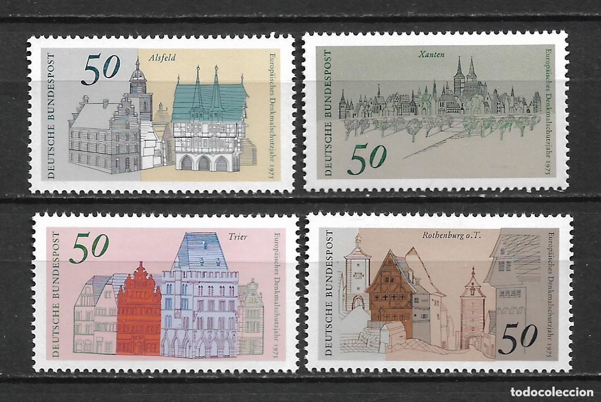 Sellos: alemania 1975 michel 860/863 ** mnh 3.80&euro;- 22/19