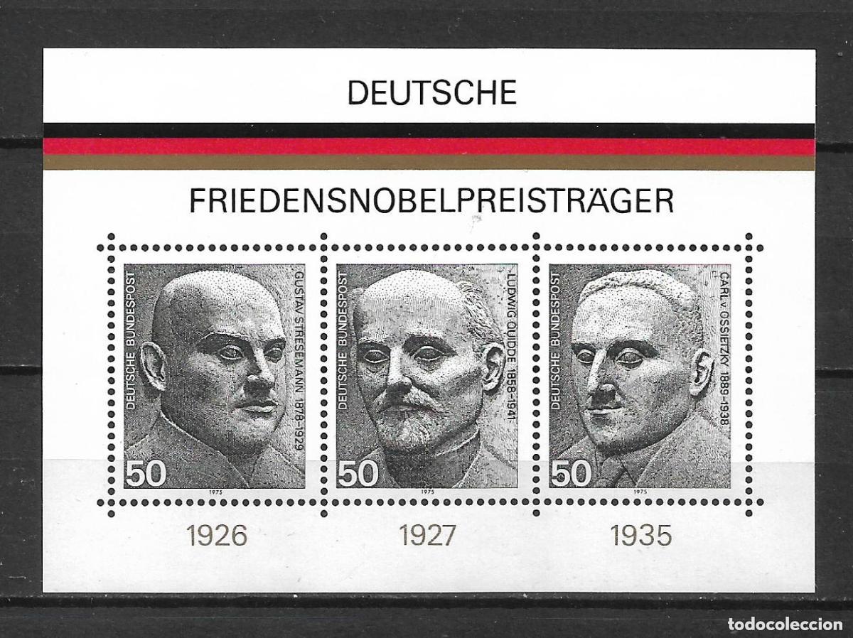 Sellos: alemania 1975 hoja bloque 11 ** mnh 3&euro; - 31/8