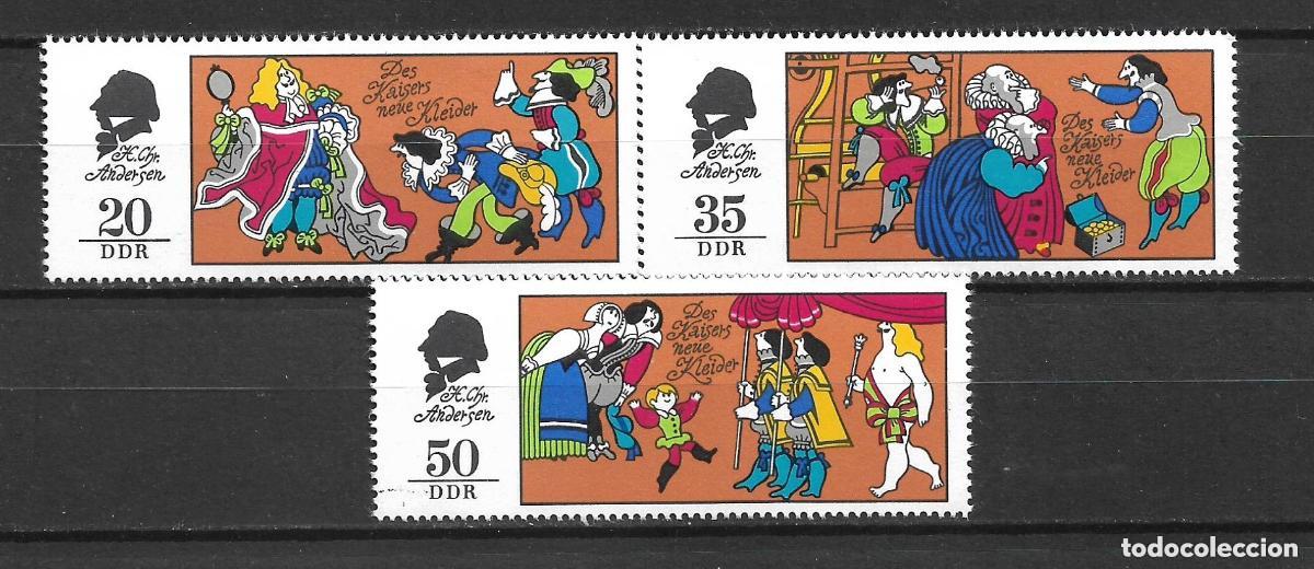 Sellos: alemania ddr 1975 michel 2096/2098 ** mnh 1.80&euro;- 33/25