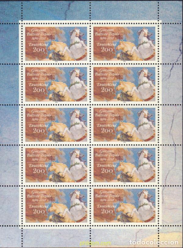 Sellos: 146511 MNH ALEMANIA FEDERAL 1996 300 ANIVERSARIO DEL PINTOR GIOVANNI B. TIEPOLO.