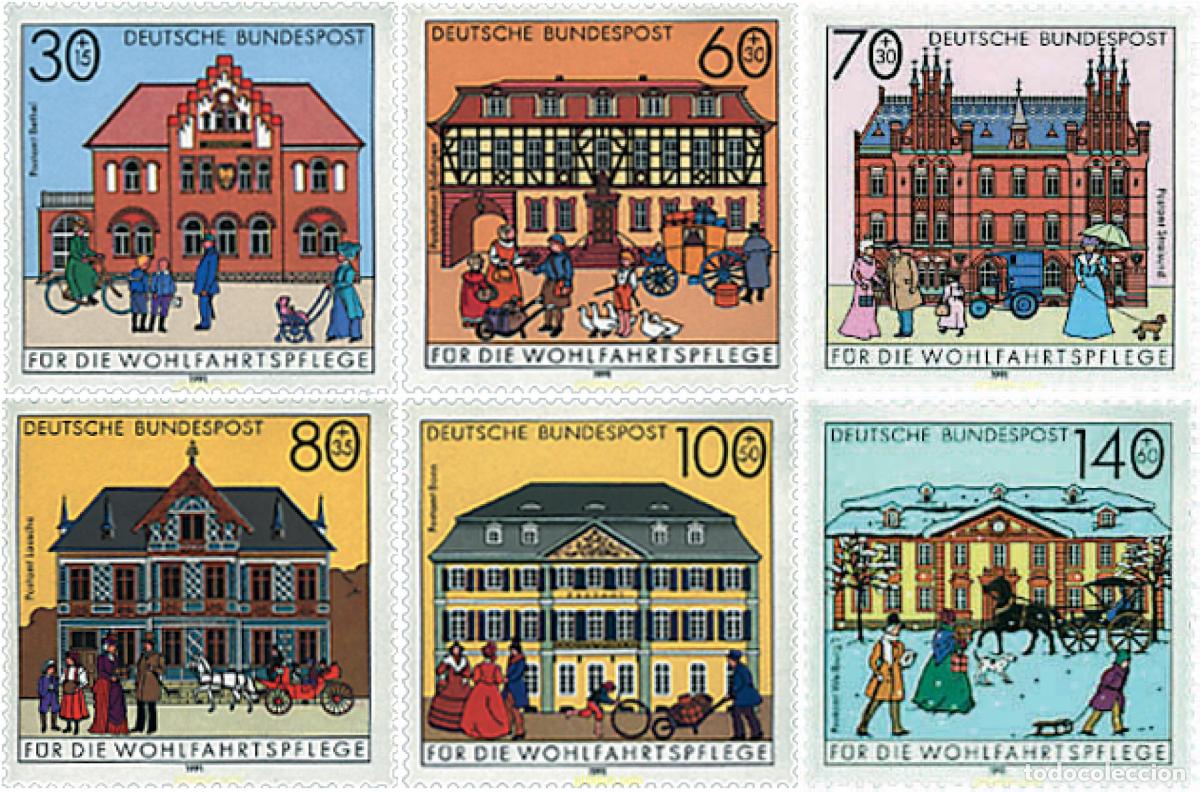 Sellos: 49559 MNH ALEMANIA FEDERAL 1991 PRO OBRAS DE BENEFICENCIA