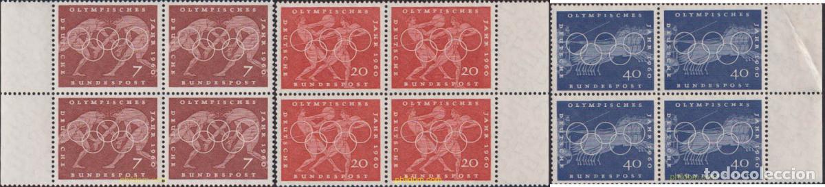 Sellos: 622282 MNH ALEMANIA FEDERAL 1960 17 JUEGOS OLIMPICOS VERANO ROMA 1960