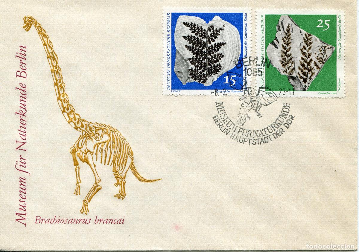 Sellos: ALEMANIA DEMOCRATICA 1973 CARTA FDC MICHEL DD 1823-1825