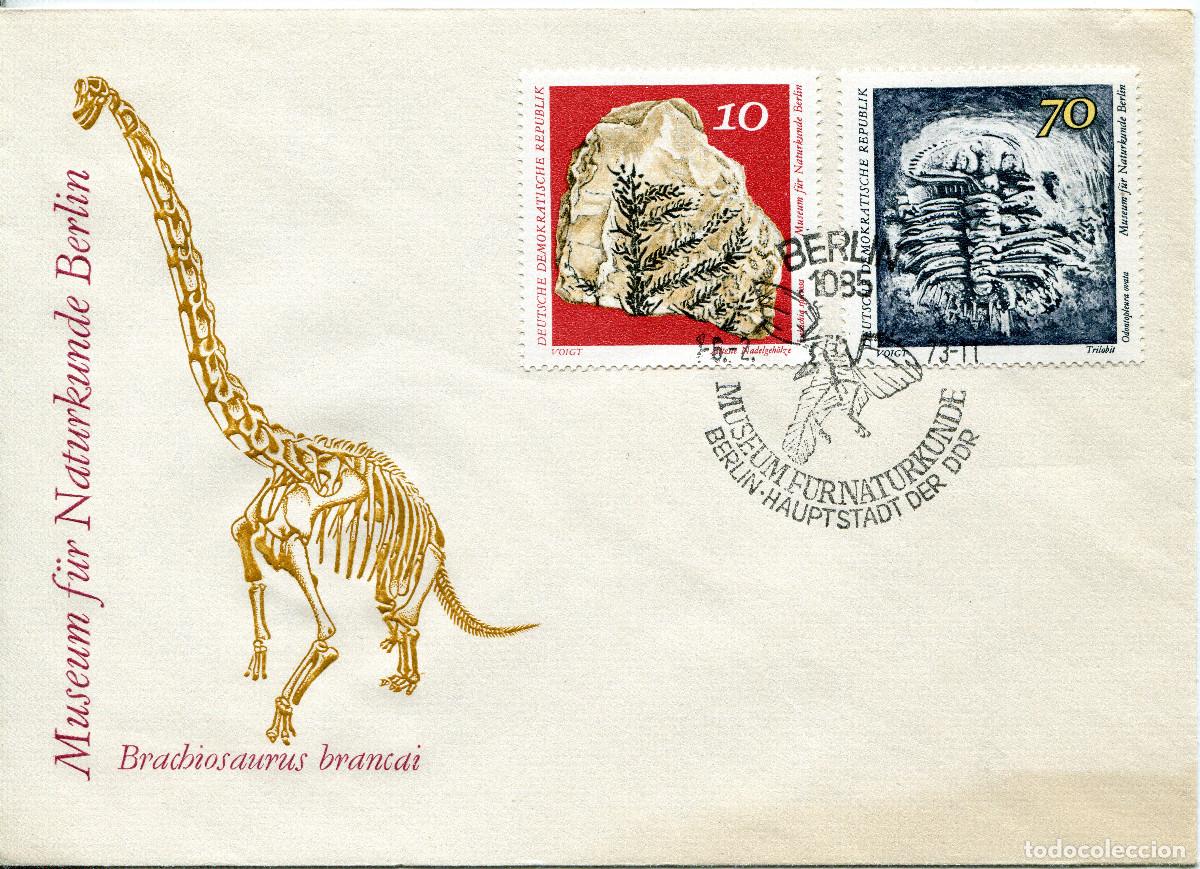 Sellos: ALEMANIA DEMOCRATICA 1973 CARTA FDC MICHEL DD 1822-1827