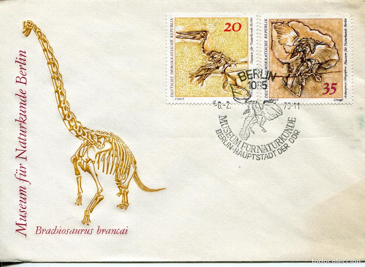 Sellos: ALEMANIA DEMOCRATICA 1973 CARTA FDC MICHEL DD 1824-1826