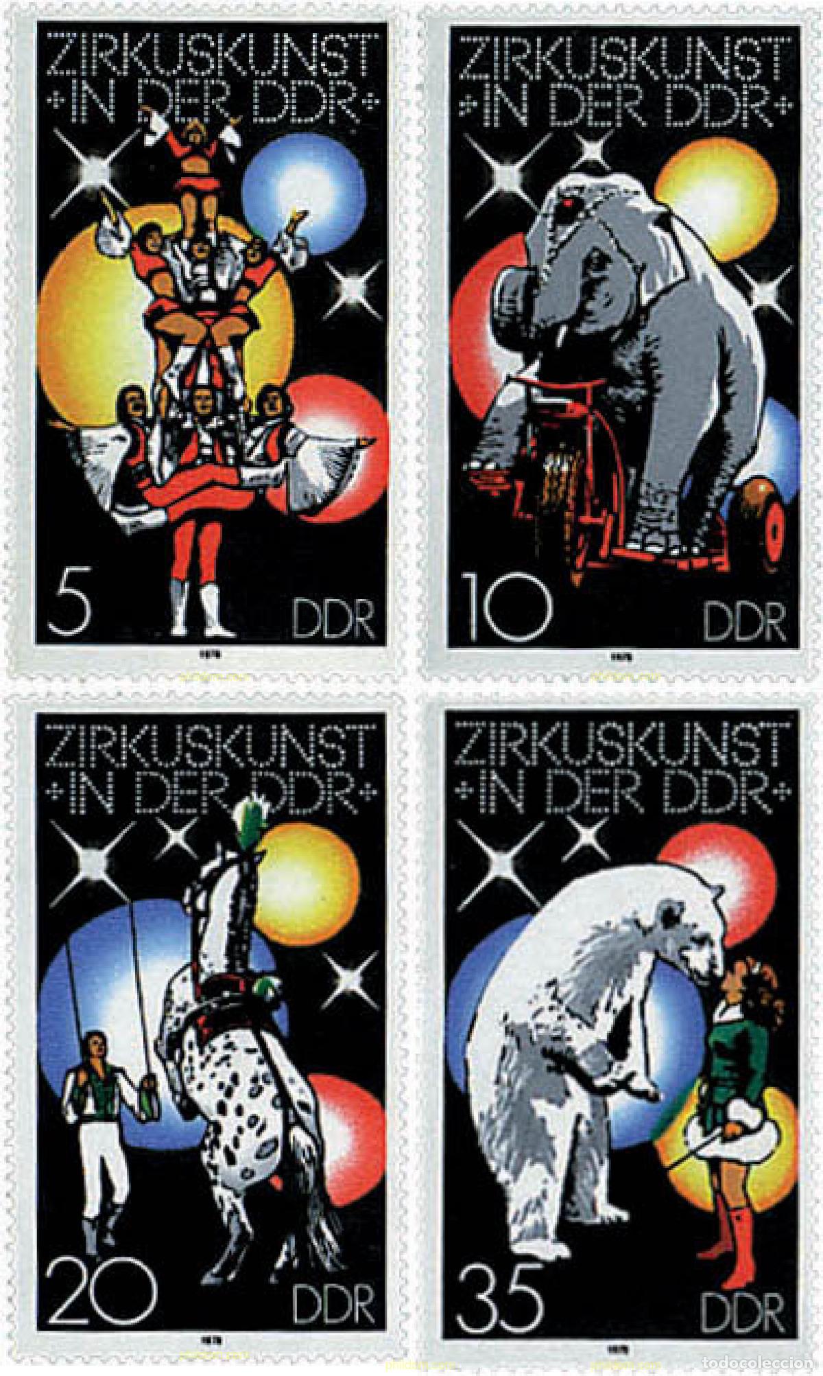 Sellos: 64613 MNH ALEMANIA DEMOCRATICA 1978 ARTE EN EL CIRCO.