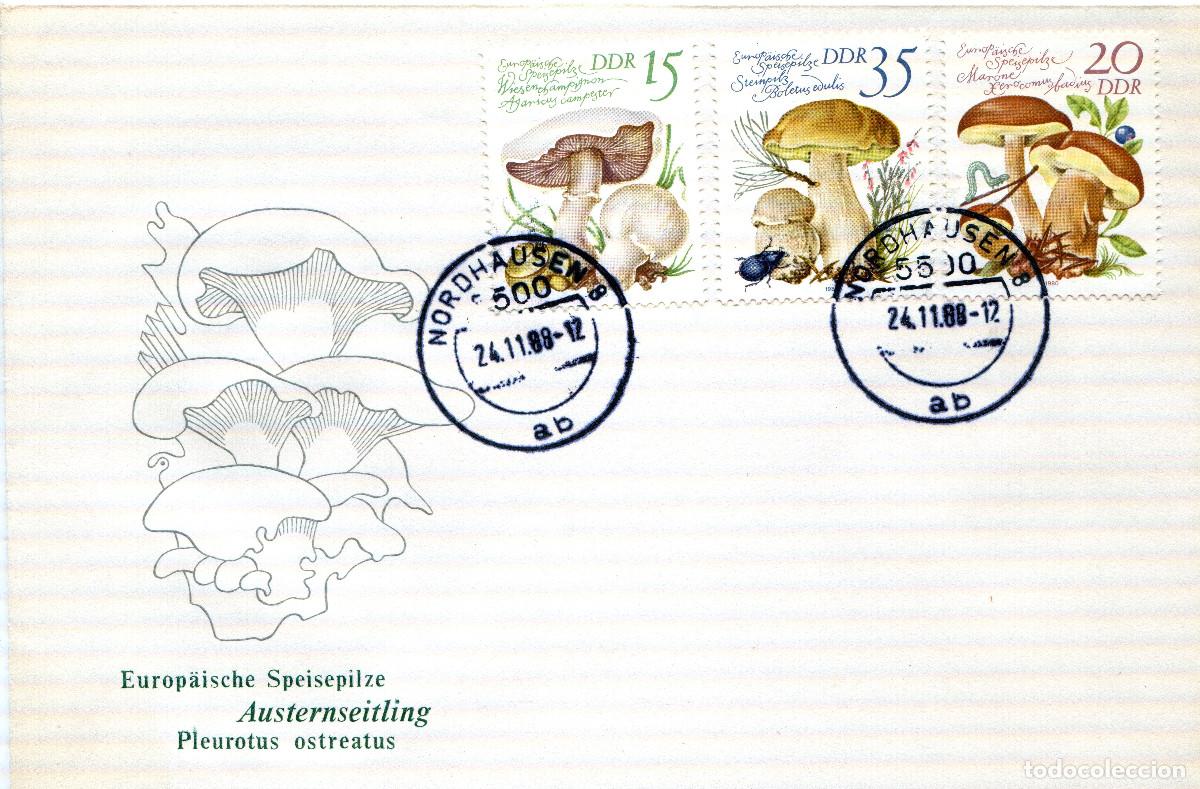 Sellos: ALEMANIA DEMOCRATICA 1980 CARTA FDC MICHEL DD 2553+2554+2555