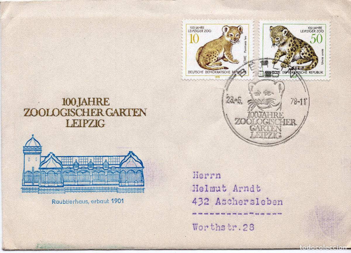 Briefmarken: ALEMANIA DEMOCRATICA 1978 CARTA FDC MICHEL DD 2322-2325