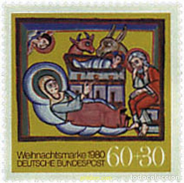 Selos: 65001 MNH ALEMANIA FEDERAL 1980 NAVIDAD