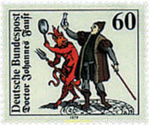 Selos: 64994 MNH ALEMANIA FEDERAL 1979 DOCTOR JOHANNES FAUST