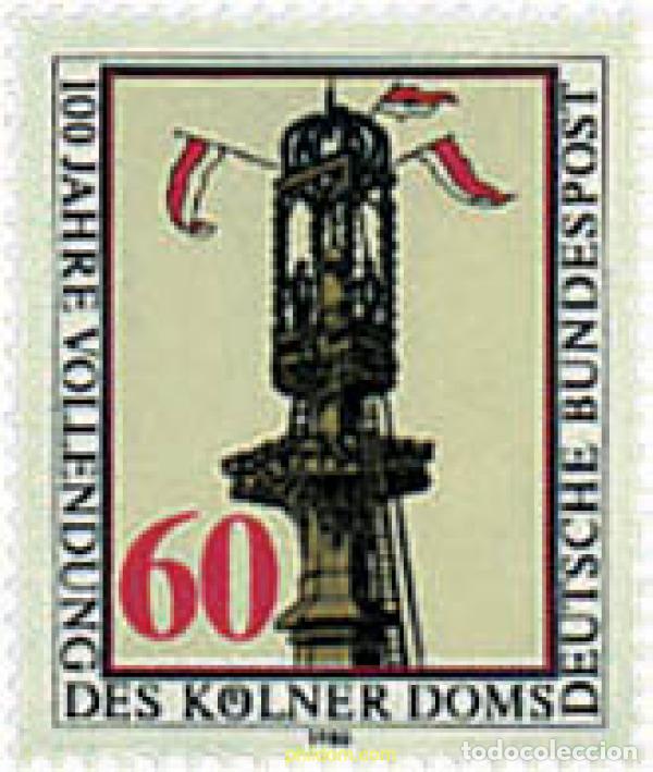 Stamps: 145439 MNH ALEMANIA FEDERAL 1980 CENTENARIO DE LA CATEDRAL DE COLONIA