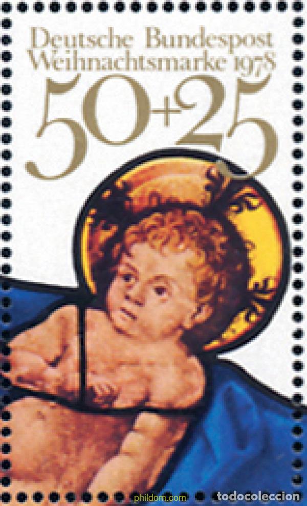 Sellos: 145183 MNH ALEMANIA FEDERAL 1978 NAVIDAD