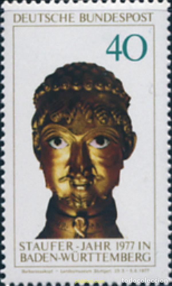 Sellos: 64959 MNH ALEMANIA FEDERAL 1977 CELEBRACION DEL A&Ntilde;O STAUFER