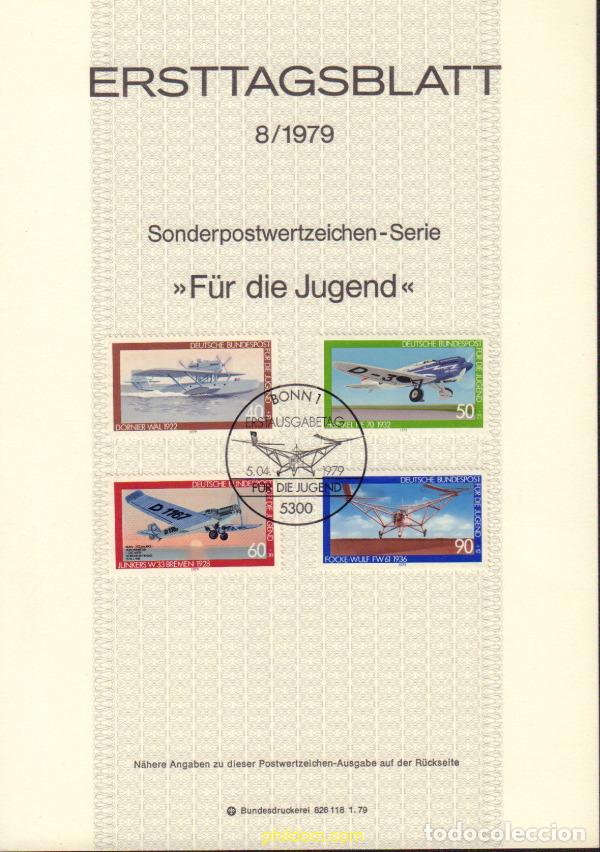 Sellos: 367831 MNH ALEMANIA FEDERAL 1979 AVIONES