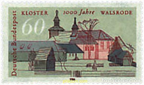 Sellos: 145666 MNH ALEMANIA FEDERAL 1986 MILENARIO DE LA CIUDAD Y EL MONSATERIO DE WALSRODE