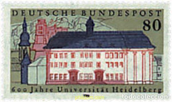 Sellos: 145681 MNH ALEMANIA FEDERAL 1986 600 ANIVERSARIO DE LA UNIVERSIDAD DE HEIDELBERG