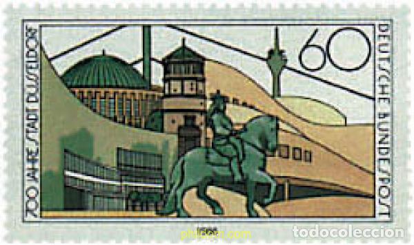 Sellos: 145768 MNH ALEMANIA FEDERAL 1988 700 ANIVERSARIO DE LA CIUDAD DE D&Uuml;SSELDORF