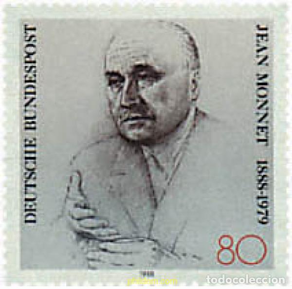 Briefmarken: 145773 MNH ALEMANIA FEDERAL 1988 CENTENARIO DEL NACIMIENTO DE JEAN MONET