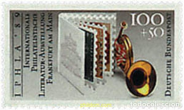 Timbres: 145874 MNH ALEMANIA FEDERAL 1989 EXPOSICION MUNDIAL DE LITERATURA FILATELICA IPHLA '89 EN FRANKFURT