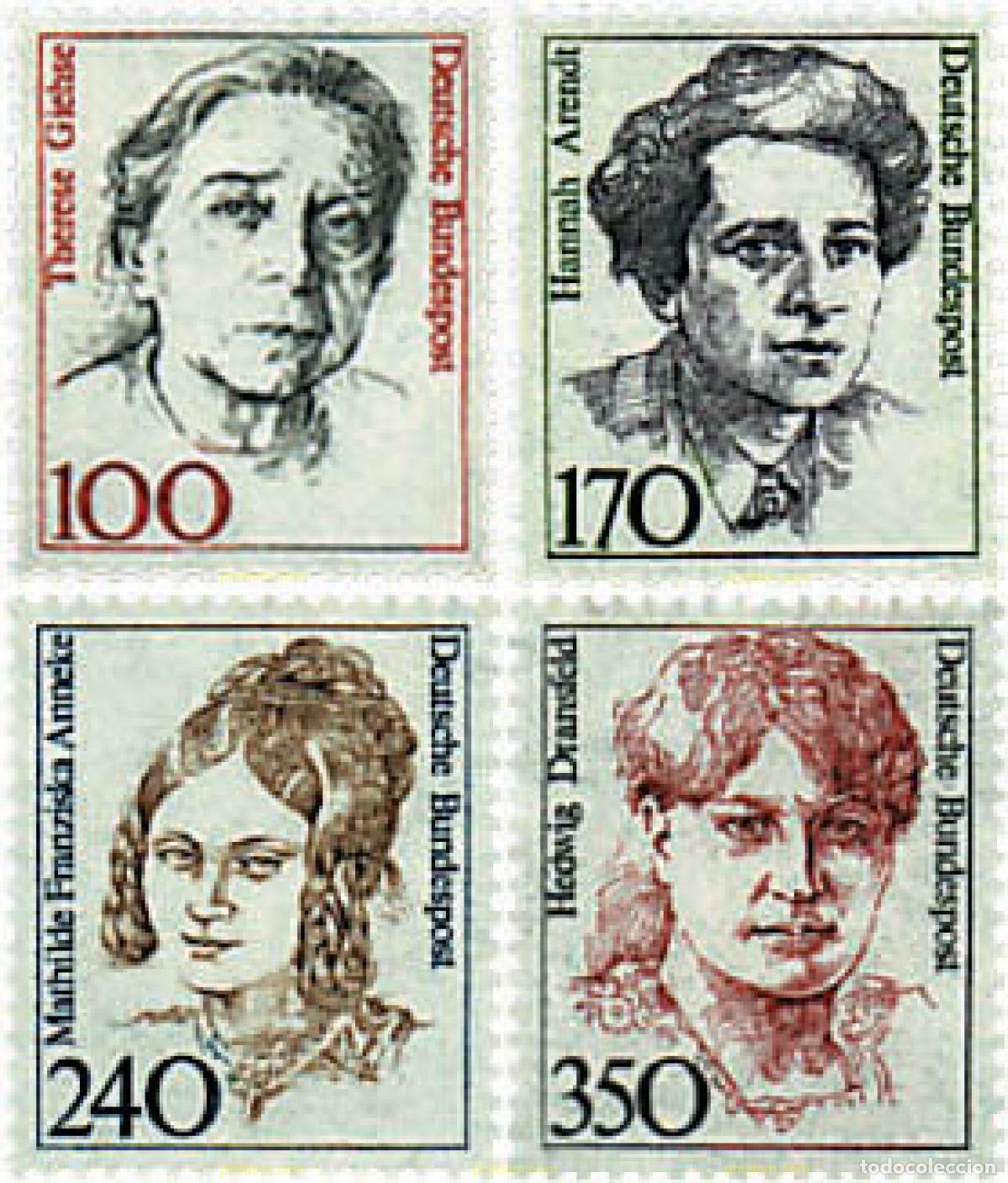 Timbres: 145849 MNH ALEMANIA FEDERAL 1988 MUJERES CELEBRES