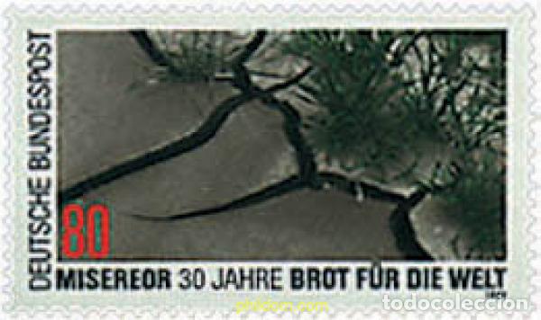 Timbres: 145870 MNH ALEMANIA FEDERAL 1989 30 ANIVERSARIO DE LAS CAMPA&Ntilde;AS &rdquo;MISEREOR&rdquo; Y &rdquo;BROT F&Uuml;R DIE WELT&rdquo;