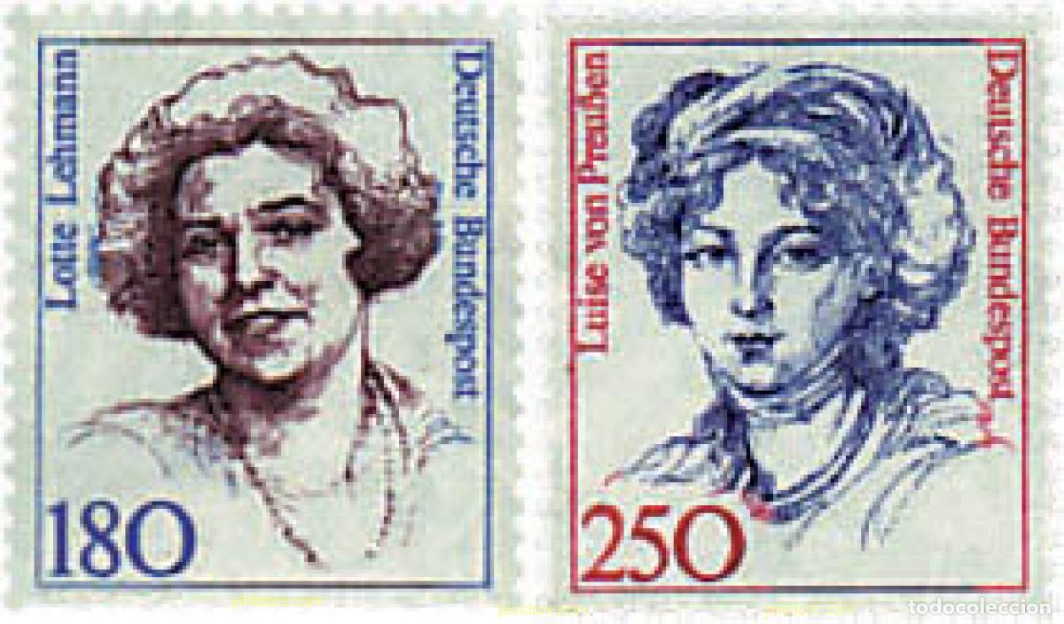 Timbres: 145902 MNH ALEMANIA FEDERAL 1989 MUJERES CELEBRES