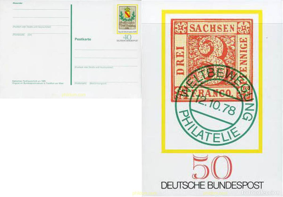 Timbres: 202994 MNH ALEMANIA FEDERAL 1978 DIA DEL SELLO