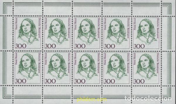 Sellos: 645305 MNH ALEMANIA FEDERAL 1989 MUJERES CELEBRES