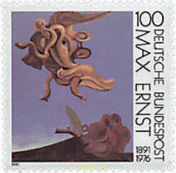 Sellos: 146063 MNH ALEMANIA FEDERAL 1991 CENTENARIO DEL NACIMIENTO DE MAX ERNST