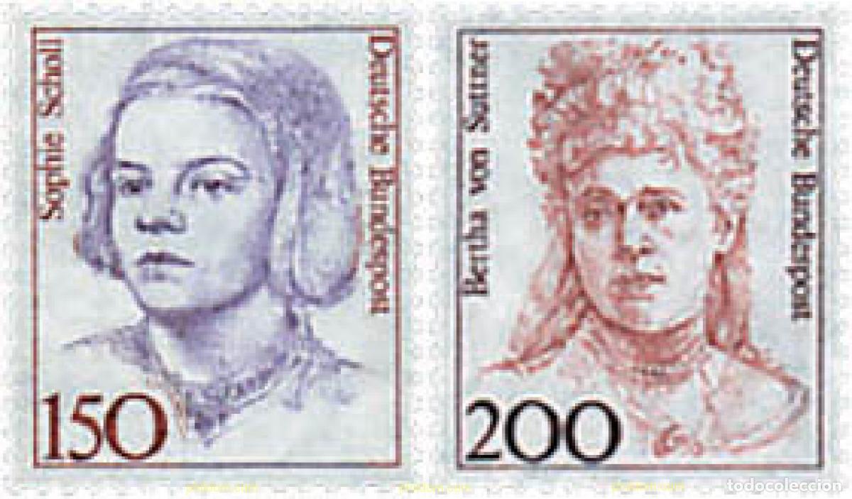 Sellos: 145997 MNH ALEMANIA FEDERAL 1991 MUJERES CELEBRES