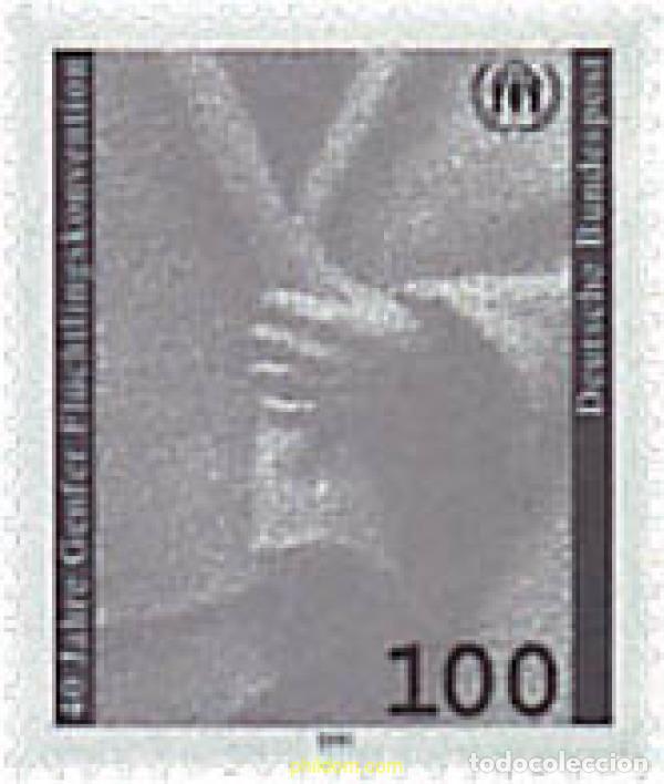 Sellos: 146029 MNH ALEMANIA FEDERAL 1991 40 ANIVERSARIO DE LA FIRMA DE LA CONVENCION DE GINEBRA SOBRE LOS R