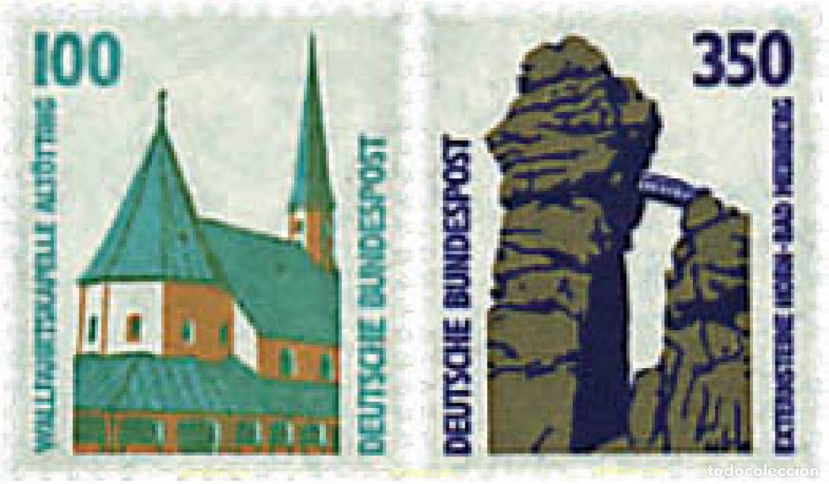 Sellos: 63530 MNH ALEMANIA FEDERAL 1989 LUGARES HISTORICOS