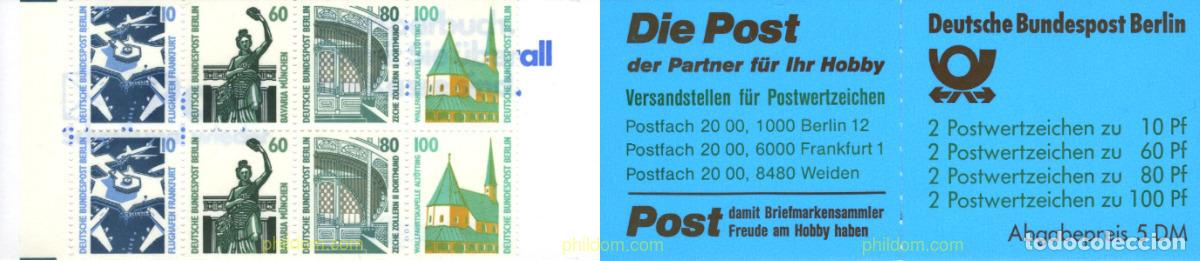 Timbres: 158304 MNH ALEMANIA. Berl&iacute;n 1989 CURIOSIDADES
