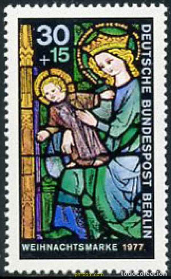 Sellos: 139434 MNH ALEMANIA. Berl&iacute;n 1977 NAVIDAD